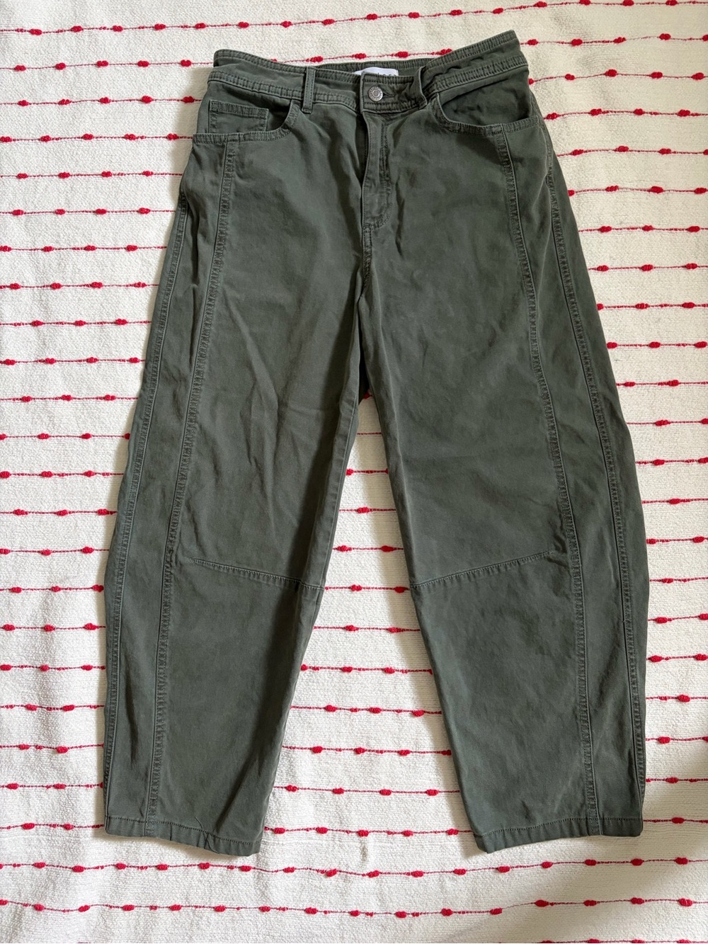 Ann Taylor LOFT utility-inspired barrel pants